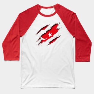 Turkey Shredding Baseball T-Shirt